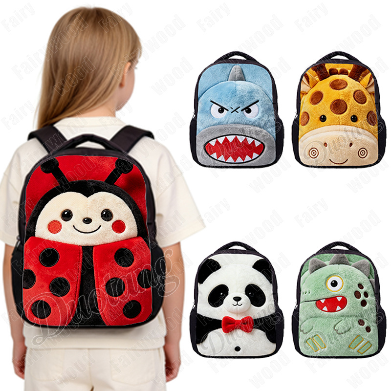 Embroidery Lady Bug - Tas Ransel Anak 12 Inci 2D