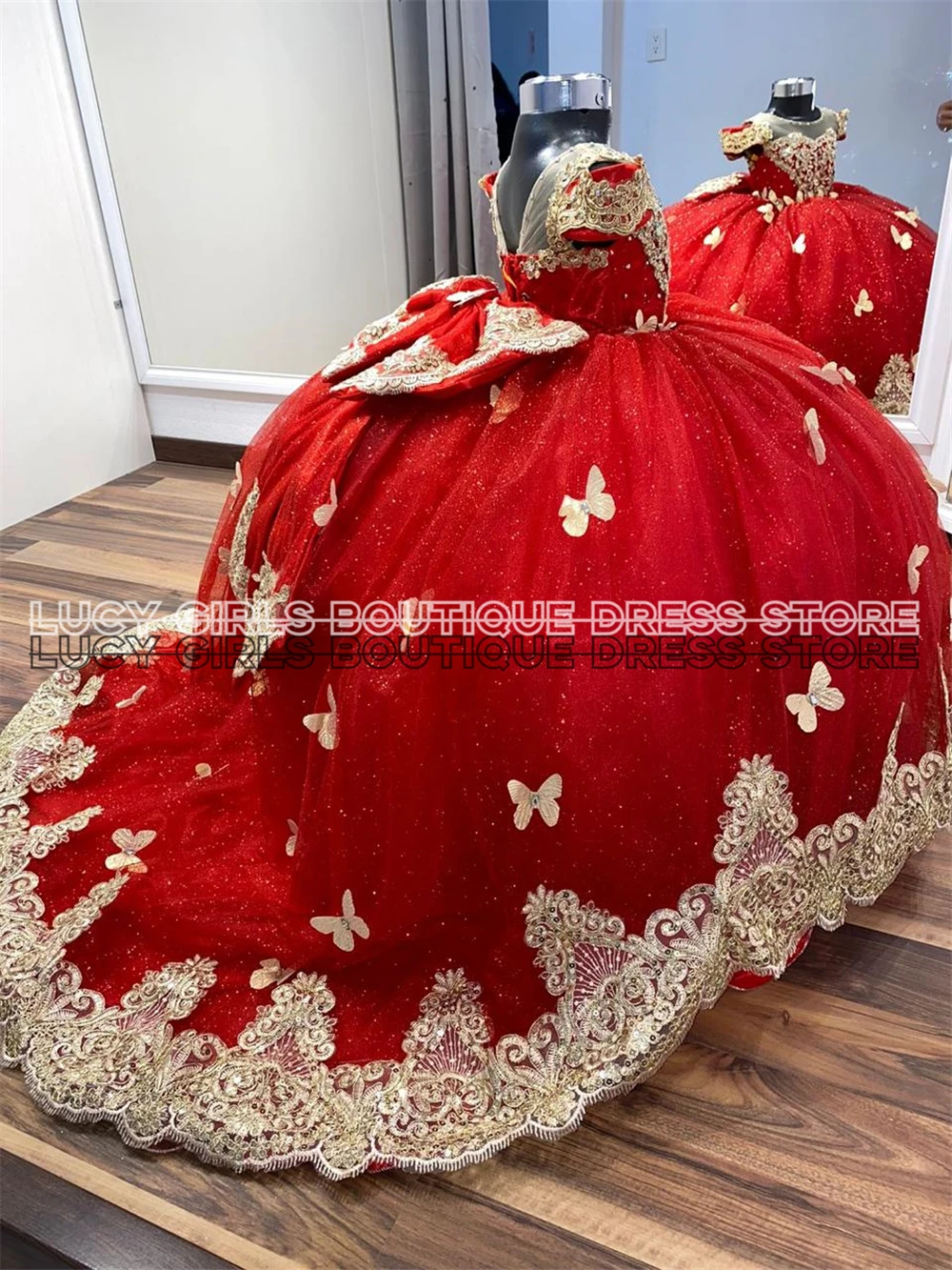 Gaun Gadis Bunga Cantik dengan - Embroidery Yellow Dress ulasan dan harga